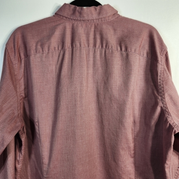Banana Republic Grant Fit Button Down Shirt 120s Supima Cotton, Size XL - Picture 5 of 12
